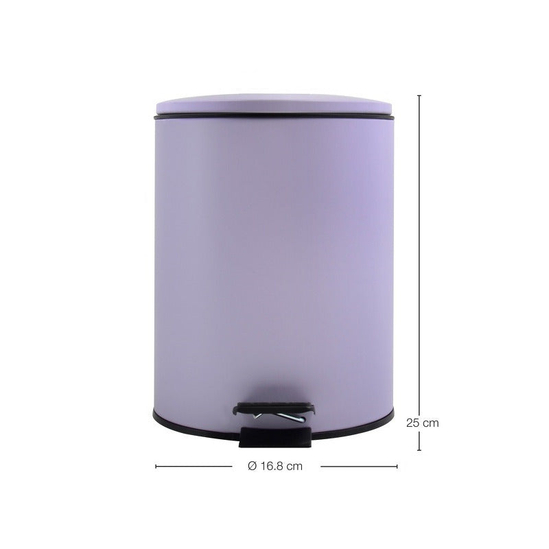 pedaalemmer-cannes-lila-paars-3-liter-metaal-17-cm-softclose_10413530