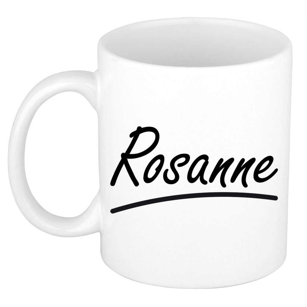 naam-cadeau-mok--beker-rosanne-met-sierlijke-letters-300-ml_10309537