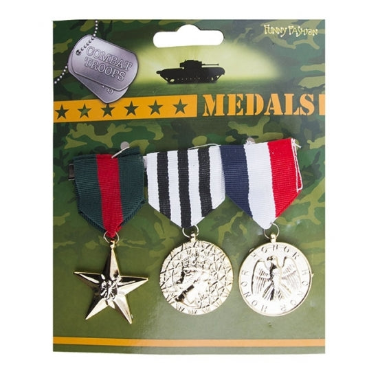 militairen-soldaten-medailles-3-stuks-soldaten-verkleed-artikelen-generaal_10077553