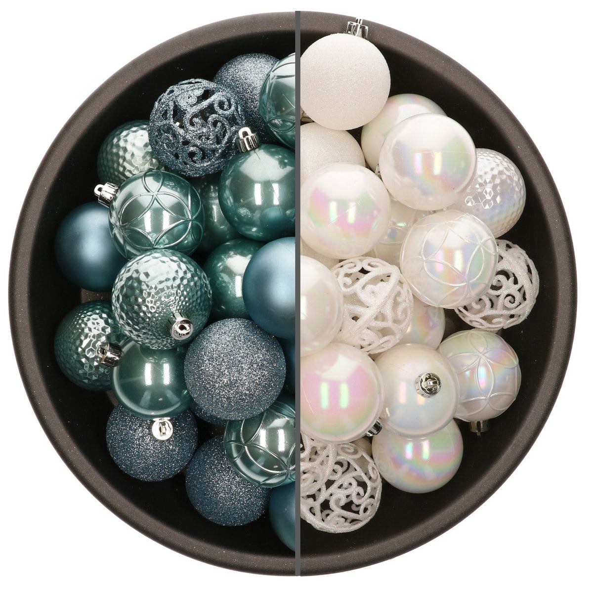 74x-stuks-kunststof-kerstballen-mix-van-parelmoer-wit-en-ijsblauw-6-cm_10355556