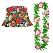 carnaval-verkleedset-tropische-hawaii-party-bucket-hoedje-bloemenslinger-roze-volwassenen_10421557