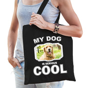 golden-retriever-honden-tasje-zwart-volwassenen-en-kinderen-my-dog-serious-is-cool-kado-boodschapp_10246563