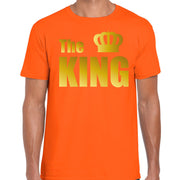 the-king-tshirt-oranje-met-gouden-letters-en-kroon-voor-heren_10186563