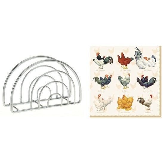 pasen-tafel-servetten-setje-servetten-20x-stuks-met-kippen-opdruk-en-rvs-servettenhouder_10103570