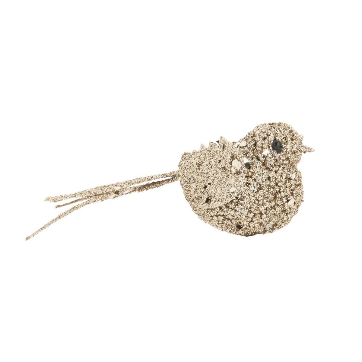 1x-stuks-decoratie-vogels-op-clip-glitter-champagne-12-cm_10266578