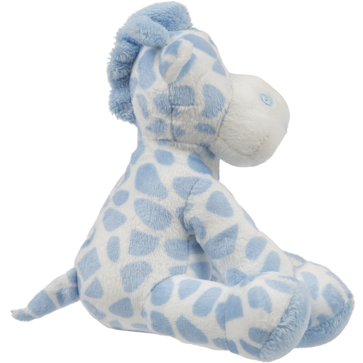 suki-gifts-pluche-gevlekte-giraffe-knuffeldier-blauw-wit-zittend-14-cm_10404578
