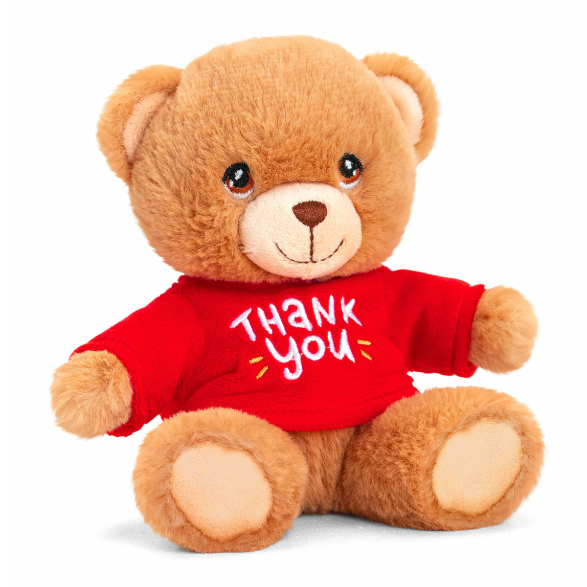 keel-toys-pluche-beer-knuffel-thank-you-met-rood-shirt-14-cm_10082581-4