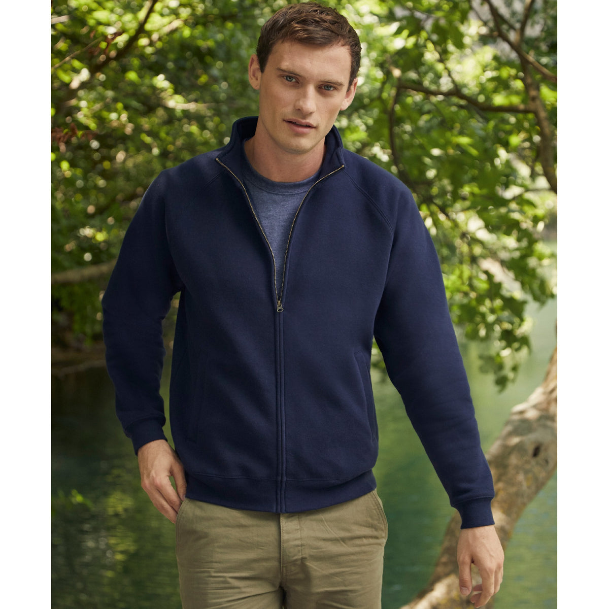 fruit-of-the-loom-premium-sweat-jacket-vest-donkerblauw-katoen-polyester_10412587