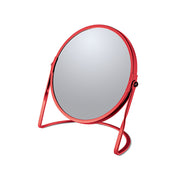 makeup-spiegel-cannes-5x-zoom-metaal-18-x-20-cm-rood-dubbelzijdig_10413589