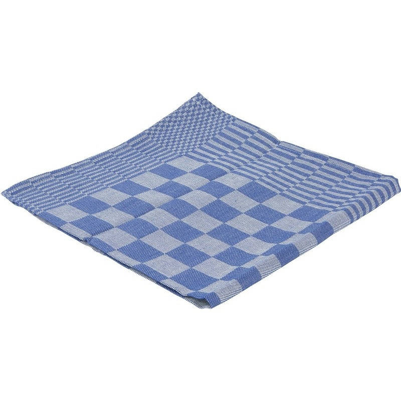 theedoeken-set-6x-stuks-blauw-met-blokmotief-65-x-65-cm-huishoudtextiel_10173592-1