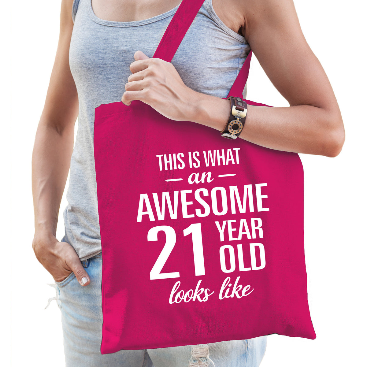 awesome-21-year--geweldig-21-jaar-cadeau-tas-roze-voor-dames_10220593