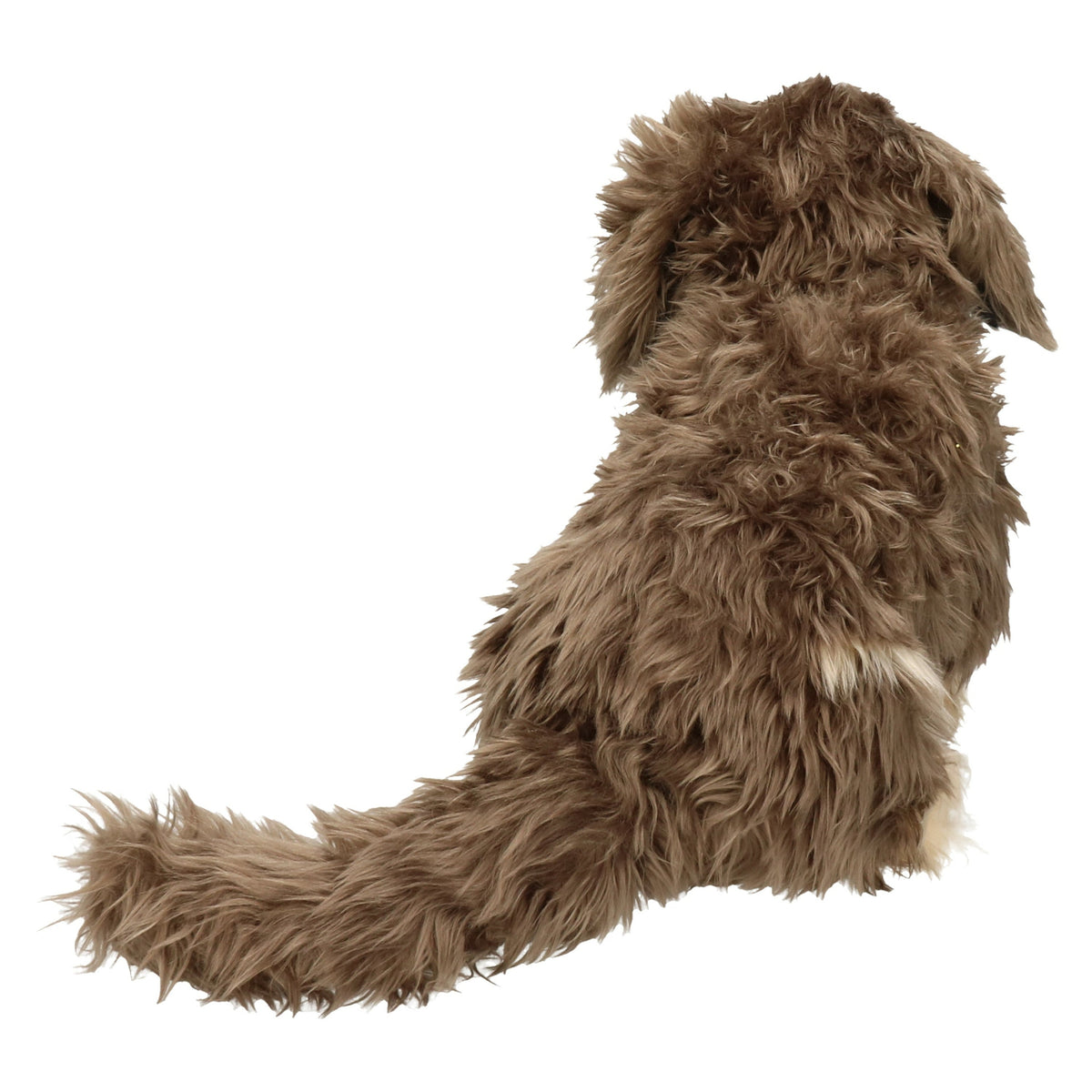 Pluche teckel knuffel - langharig - hond - 45 cm - knuffels