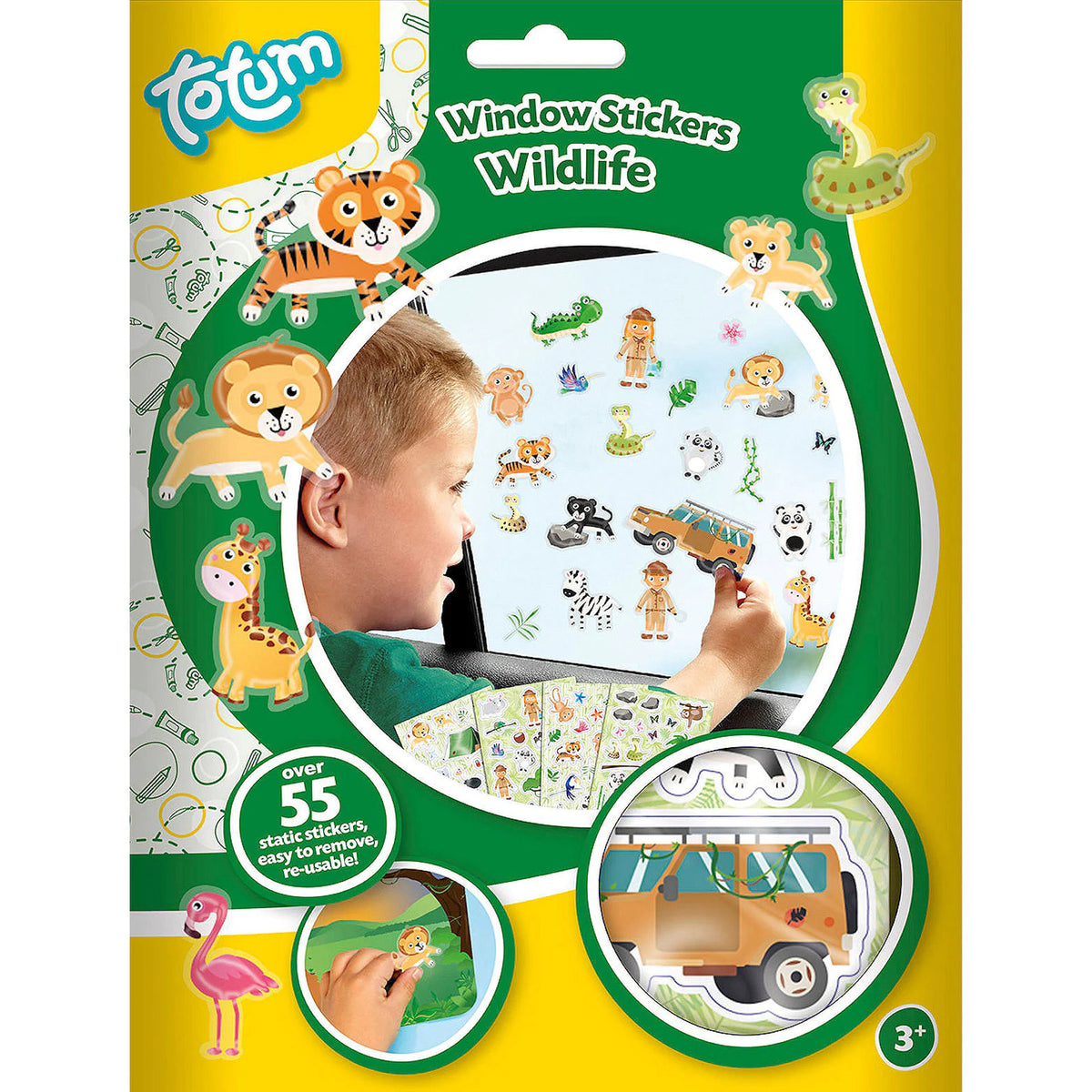 auto-raamstickers-55-stuks-jungle-wildlife-thema-voor-kinderen-_10406610-1