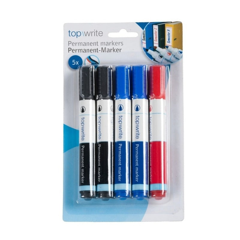 topwrite-permanente-markers-5x-stuks-zwart-blauw-rood-dikke-stiften-voor-papier_10101614