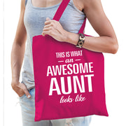 awesome-aunt--tante-cadeau-tas-roze-voor-dames_10220614