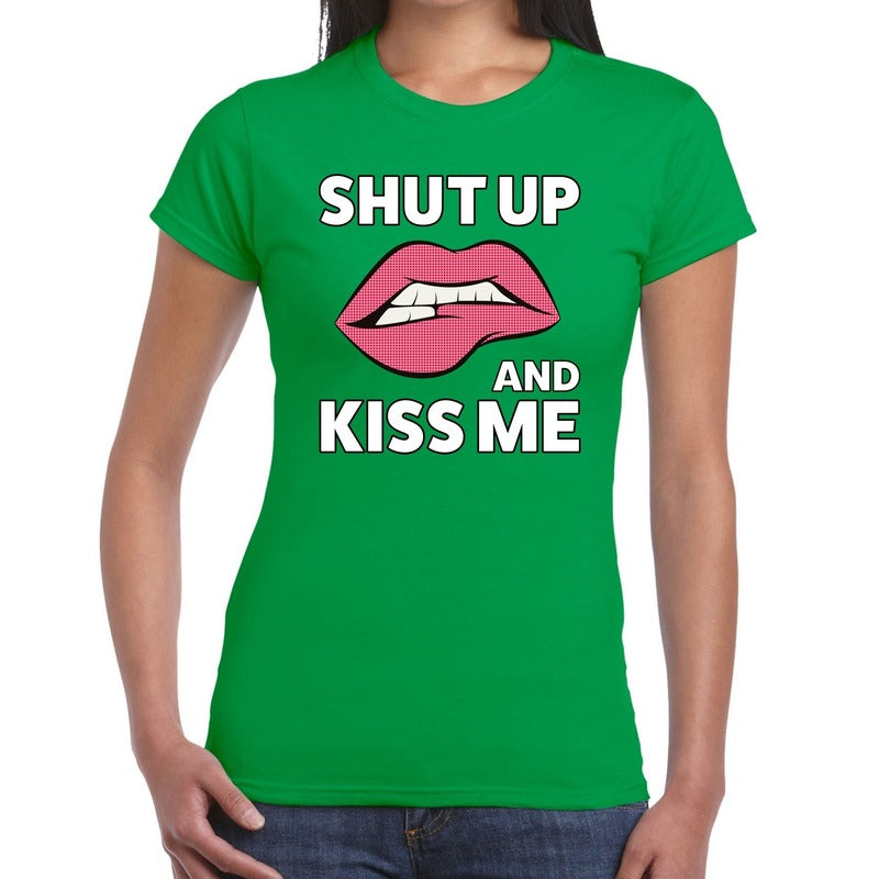 shut-up-and-kiss-me-tshirt-groen-dames_10145618