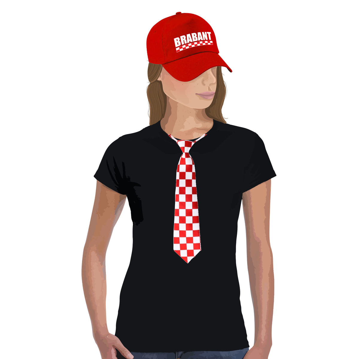 brabant-thema-kleur-carnaval-verkleedset-pet-en-stropdas_10359619