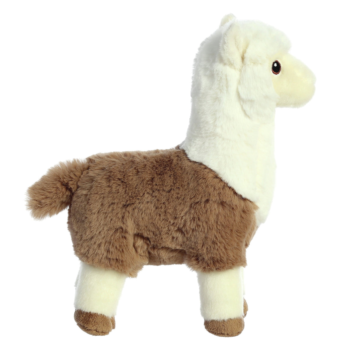Aurora Plush animal Alpaca - brown/white - 28 cm - Stuffed animal alpacas - for children