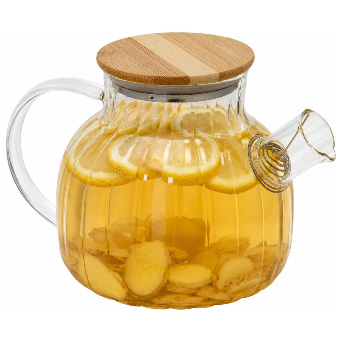 gerimport-theepot-met-filter-1-liter-glas-bamboe-12-x-20-x-13-cm-kan-karaf_10497629