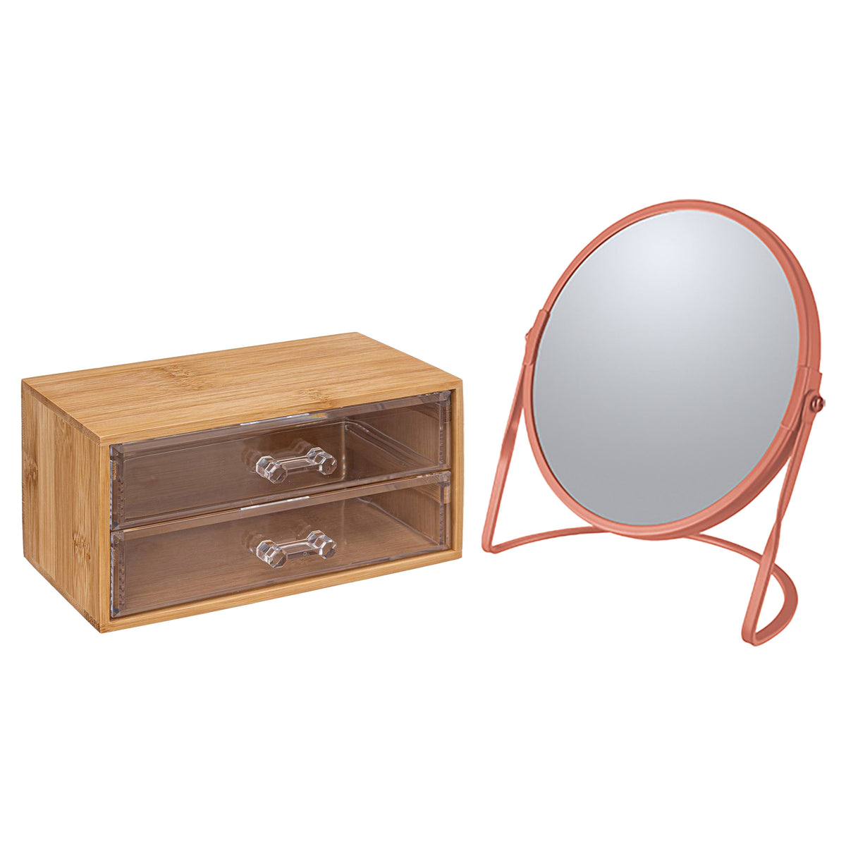 makeup-organizer-en-spiegel-set-2-lades-bamboe-kunststof-5x-zoom-spiegel_10416629