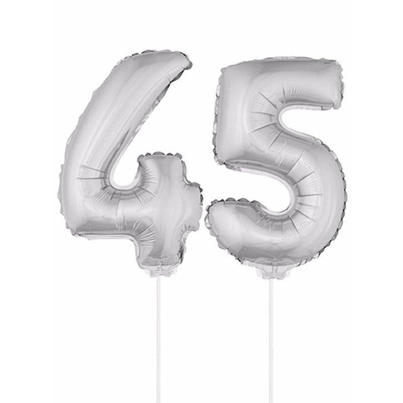 45-jaar-leeftijd-feestartikelen-versiering-cijfers-zilver-ballonnen-op-stokje-van-41-cm_10084634