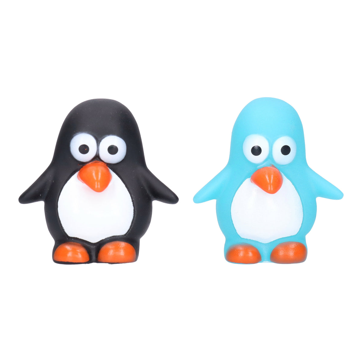 pinguin-badeendjes-rubber-2-stuks-zwart-en-blauw-6-cm-bad-speelgoed_10437636-1
