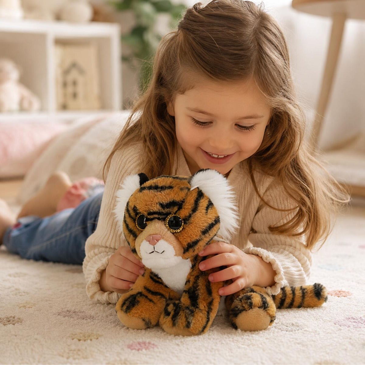 cornelissen-tijger-knuffel-bruin-pluche-25-cm-knuffeldier_10326646-5
