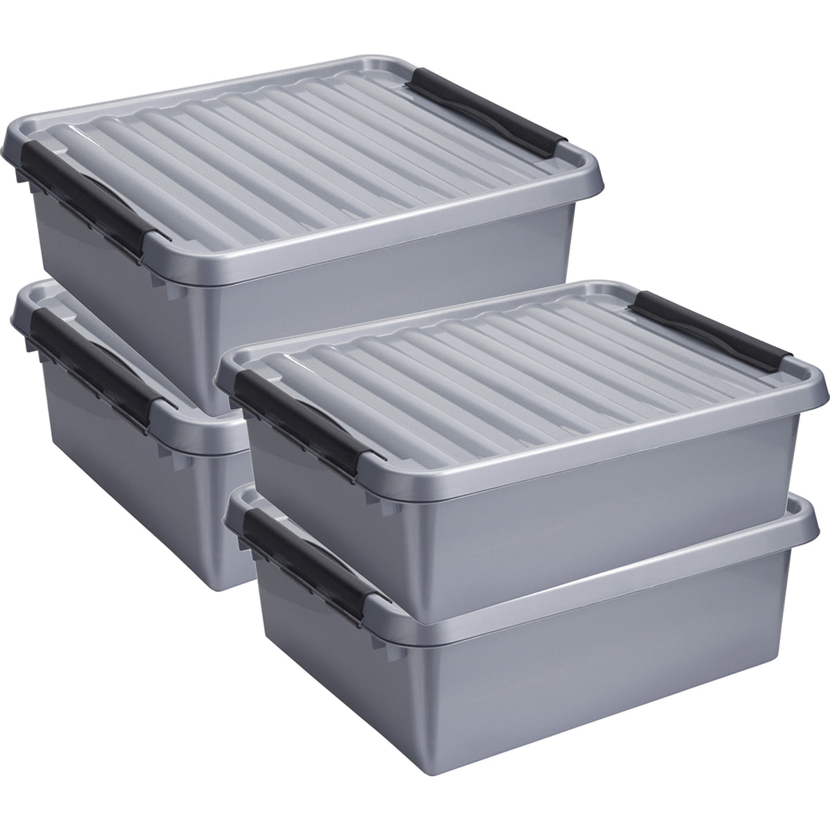 sunware-opberg-boxen-4x-stuks-25-en-36-liter-kunststof-grijs-met-deksel_10363648
