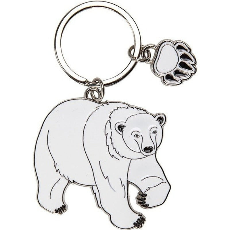 nature-planet-sleutelhanger-ijsbeer-metaal-5-cm-dieren-cadeau-artikelen_10081655
