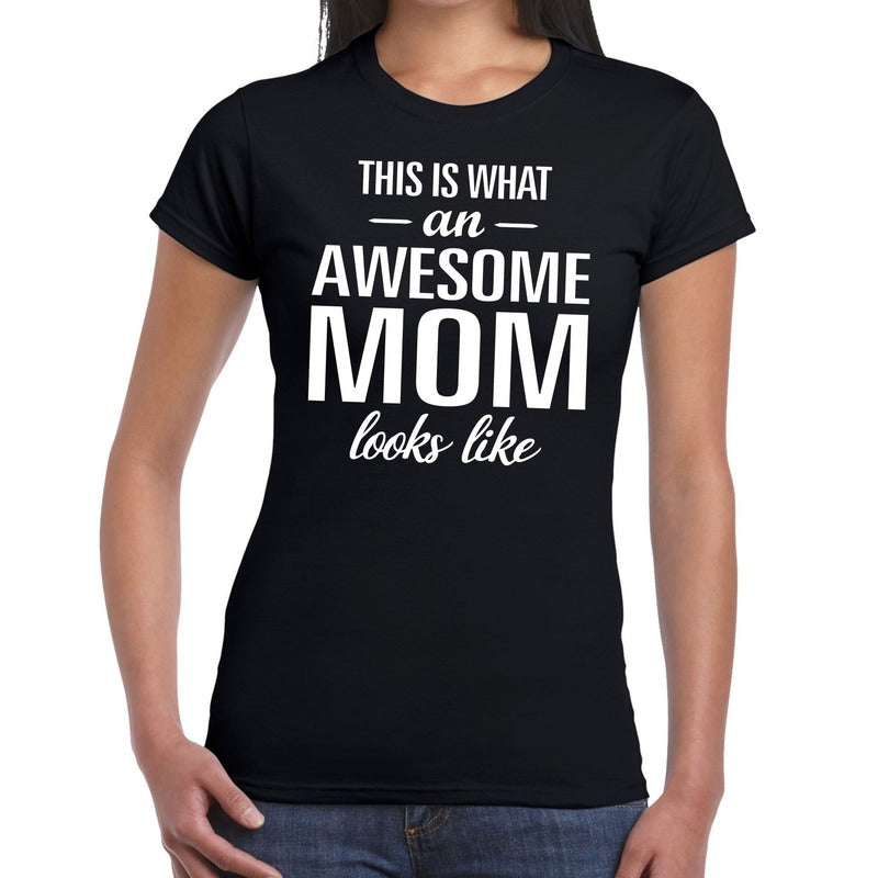 awesome-mom-tekst-tshirt-zwart-dames_10146660