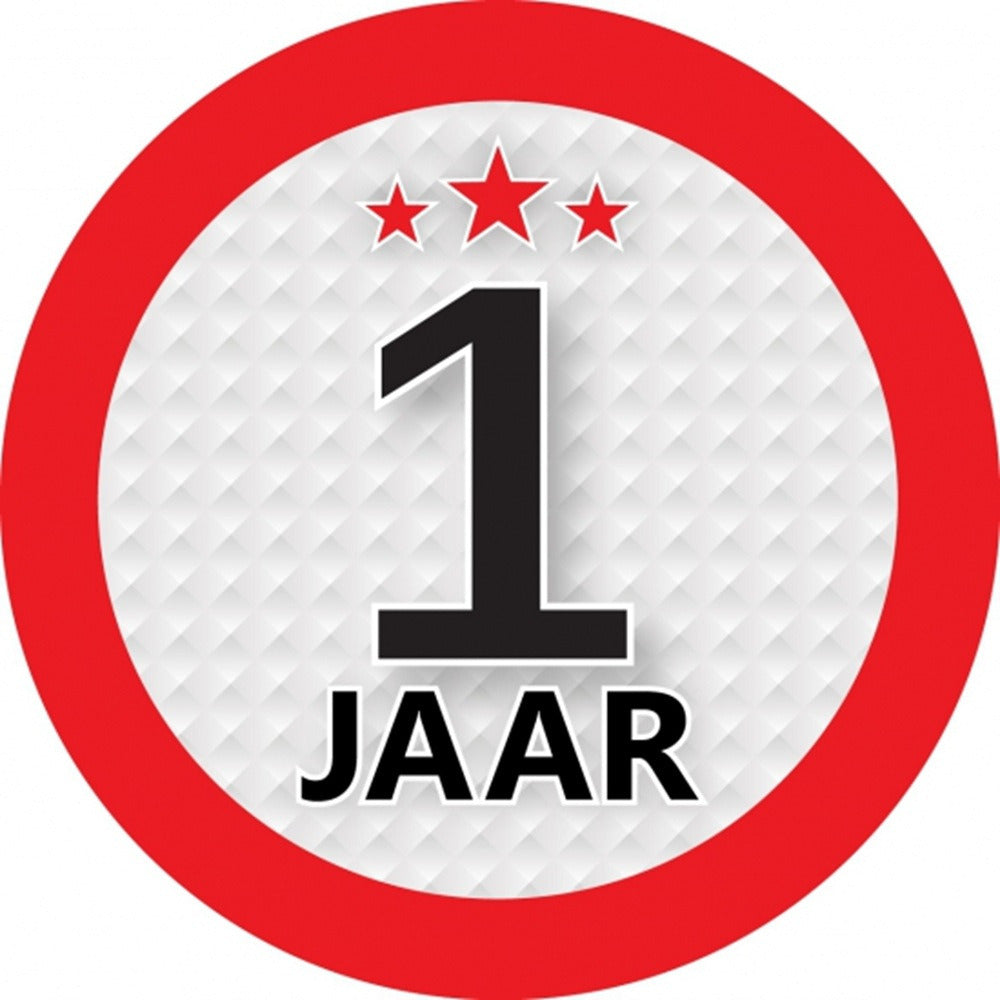 1-jaar-leeftijd-sticker-rond-dia-9-cm-1-jaar-verjaardag-jubileum-leeftijd-versiering_10061661-2