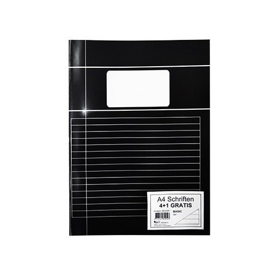 schoolschriften-10x-stuks-zwarte-kaft-a5-formaat-met-lijntjes_10107674