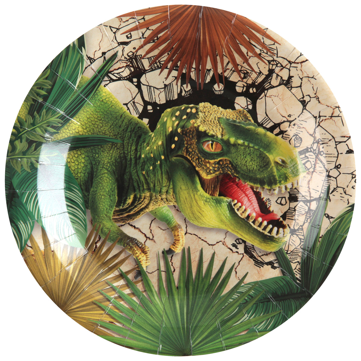 dinosaurus-thema-feest-wegwerpbordjes-10x-stuks-23-cm-dino-trex-themafeest_10399677