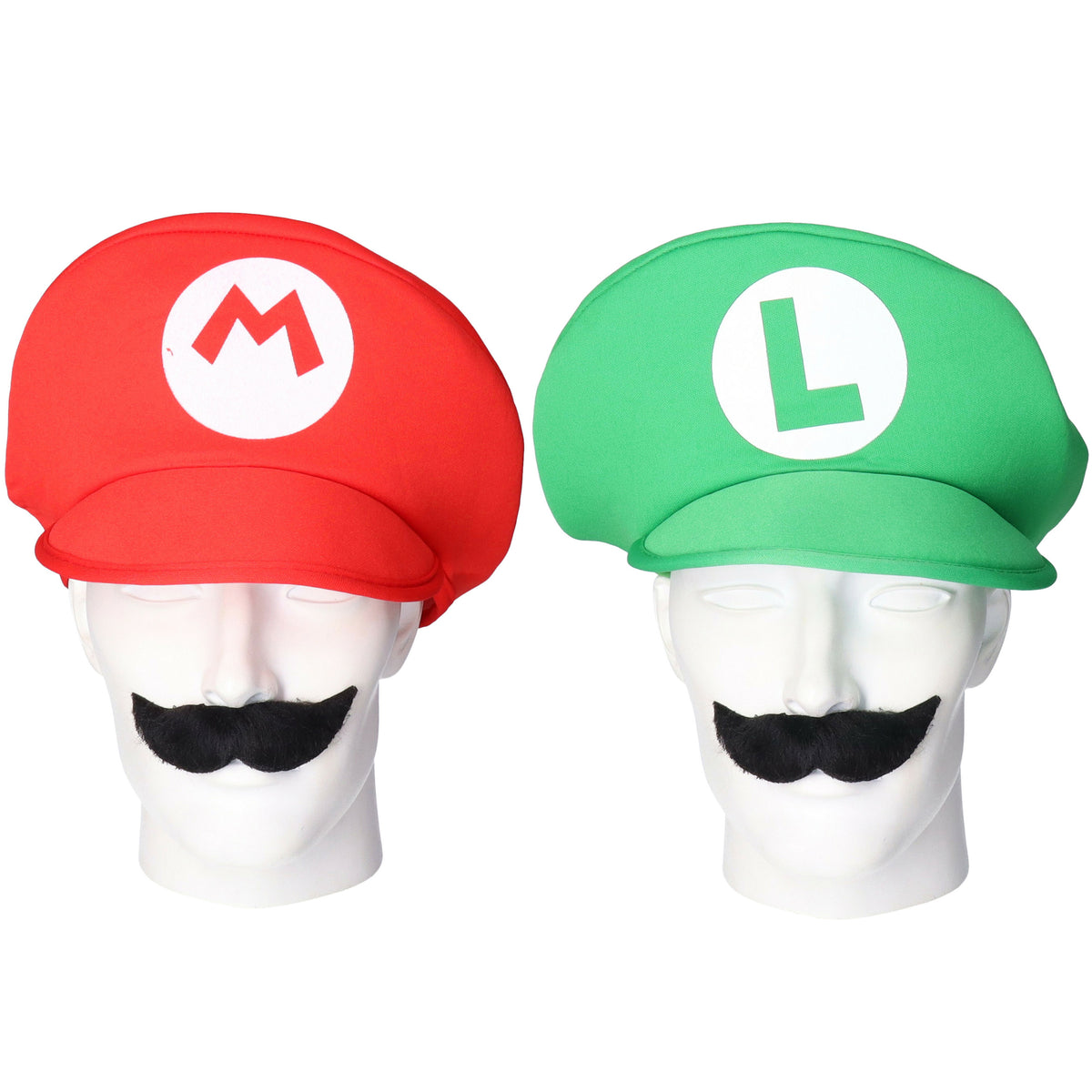 loodgieter-mario-en-luigi-verkleed-set-pet-en-snor-groen-gamer-verkleed-accessoires_10440679-4