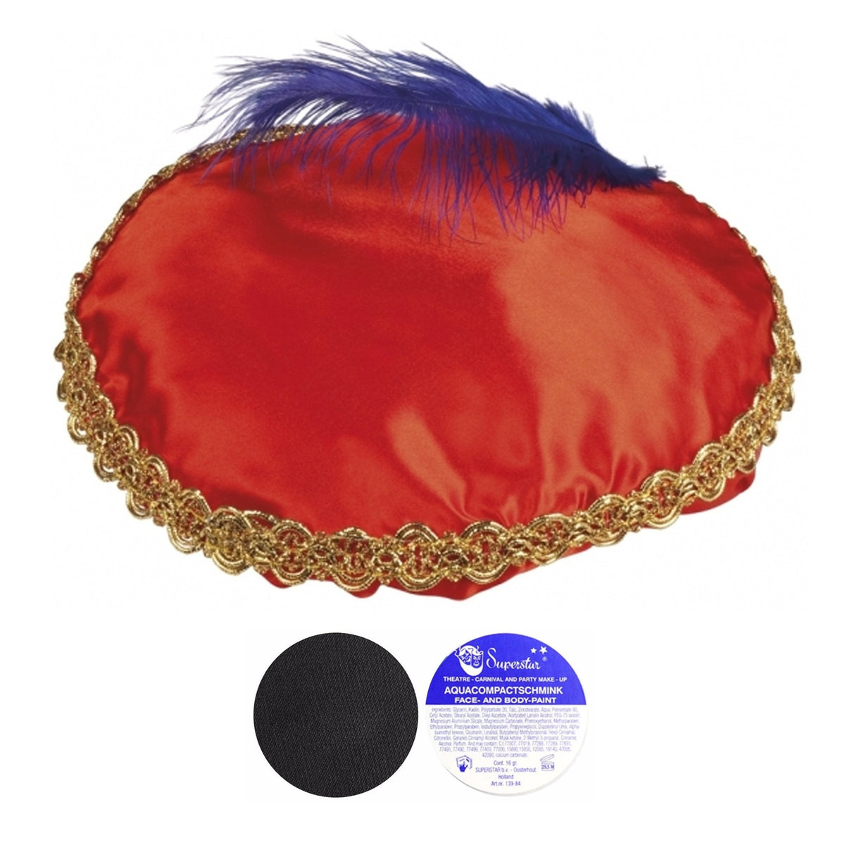 pieten-verkleedsetje-pieten-baret-muts-rood-inclusief-roetveeg-schmink_10476684