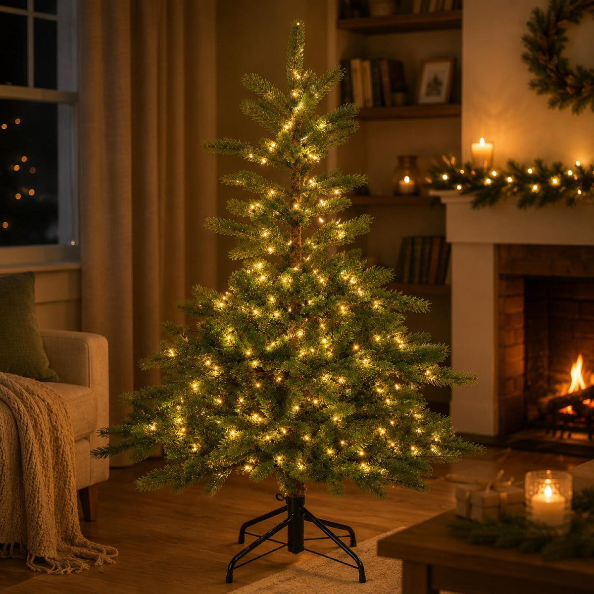 kunst-kerstboom-h120-cm-met-kerstverlichting-192-leds-warm-wit-kunstboom_10503684