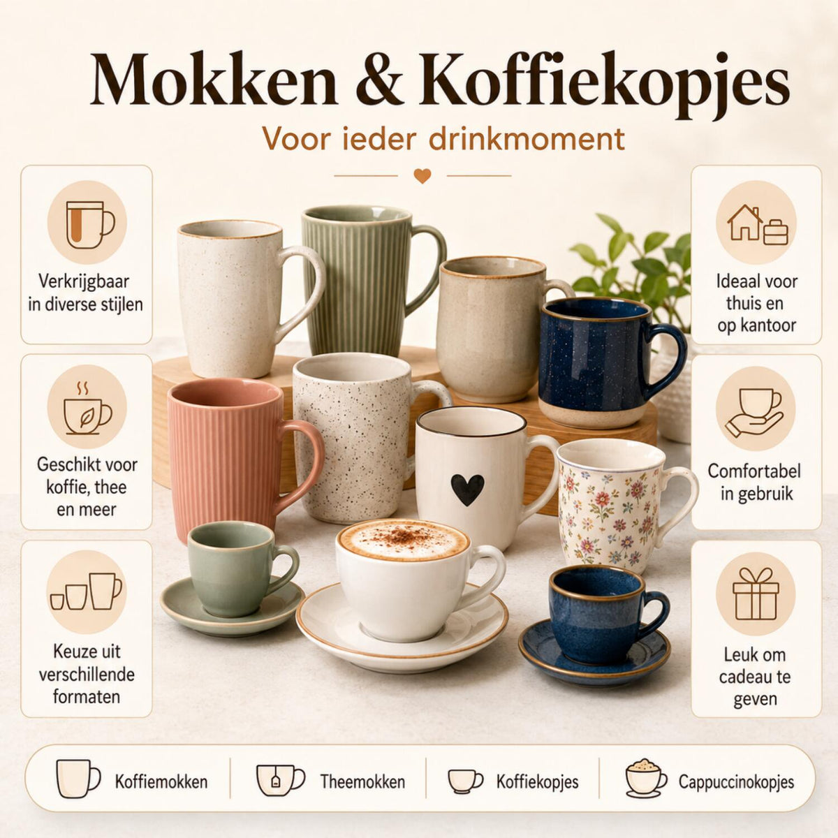 secret-de-gourmet-hoge-koffie-mok--beker-2x-zwart-keramiek-500-ml-koffie-print_10496685-1