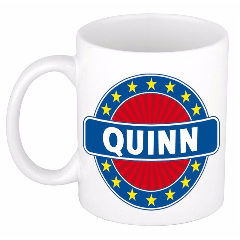 quinn-voornaam-koffiemok-beker-wit-blauw-300-ml-cadeau-heren-collega-vaderdag_10094686