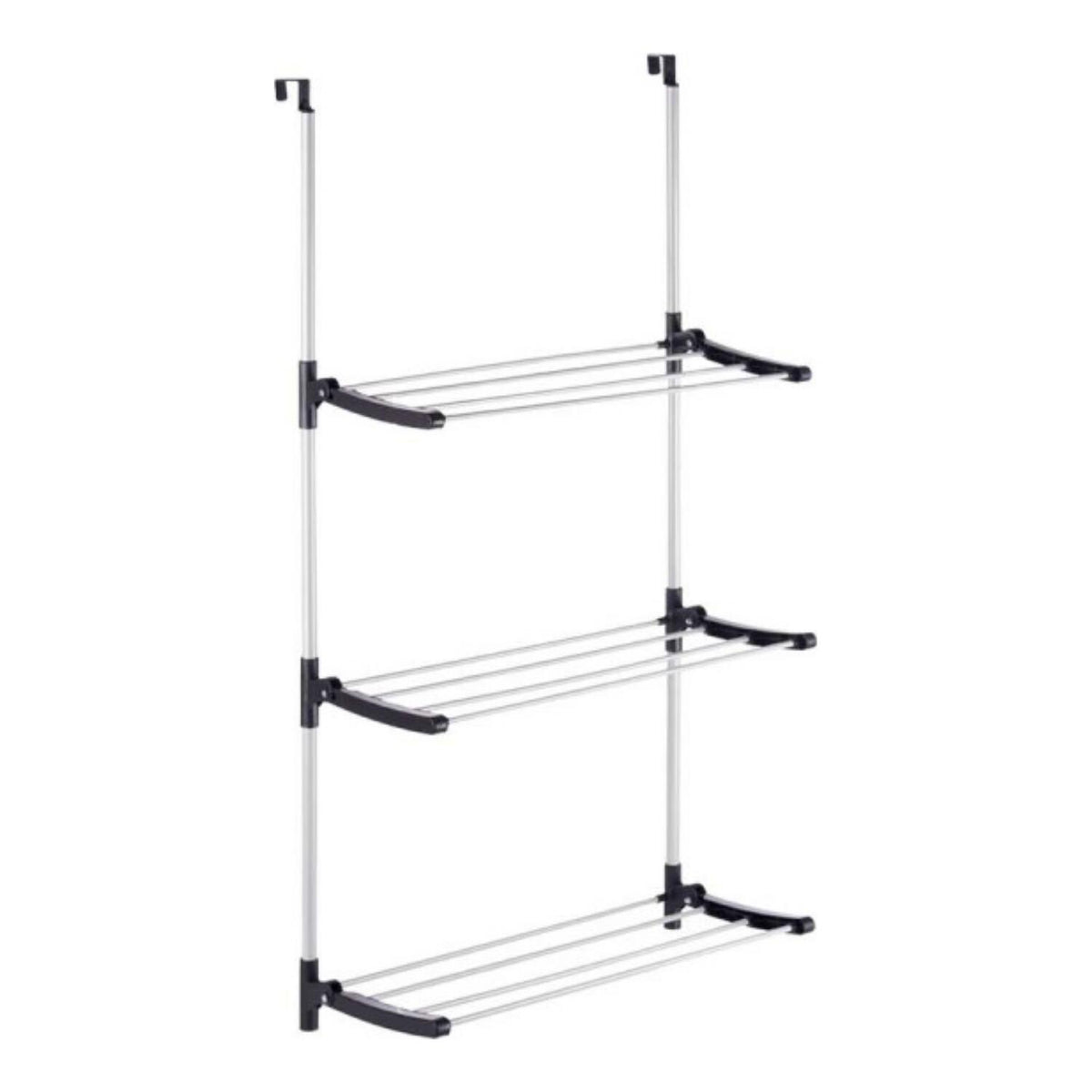 kinvara-droogrek-zilver-zwart-12-x-7-x-61-cm-metaal-kunststof-wasrek-ophangbaar_10496689