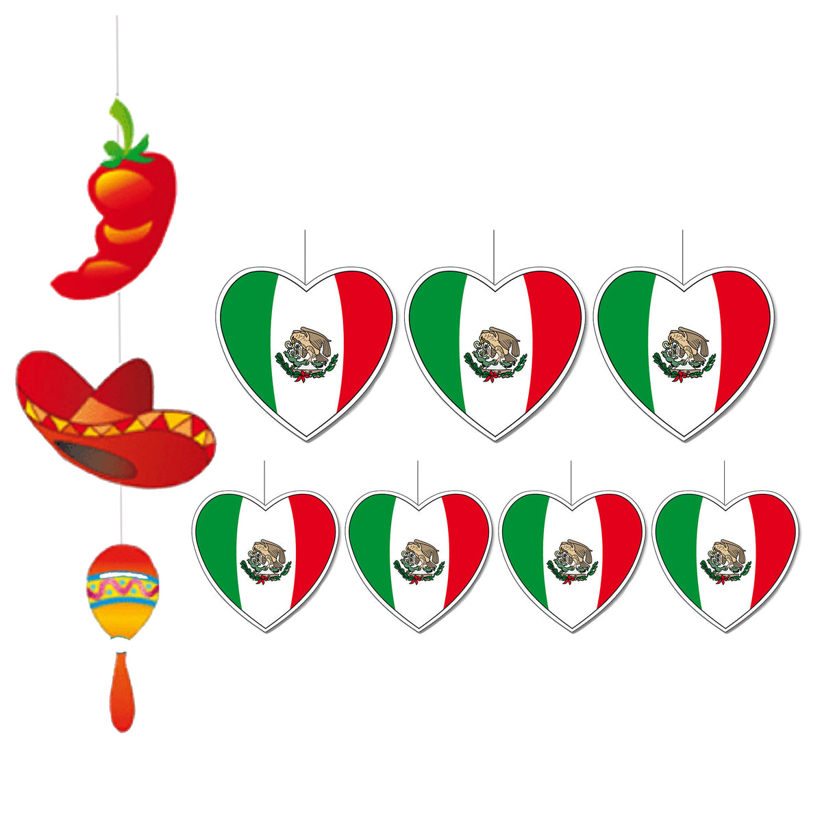 8delige-hou-van-mexico-versiering-set-hartjes-van-14-cm-en-28-cm_10360691