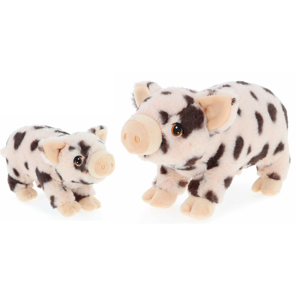 keel-toys-pluche-varkens-knuffeldieren-gevlekt-roze-staand-18-en-28-cm_10412692