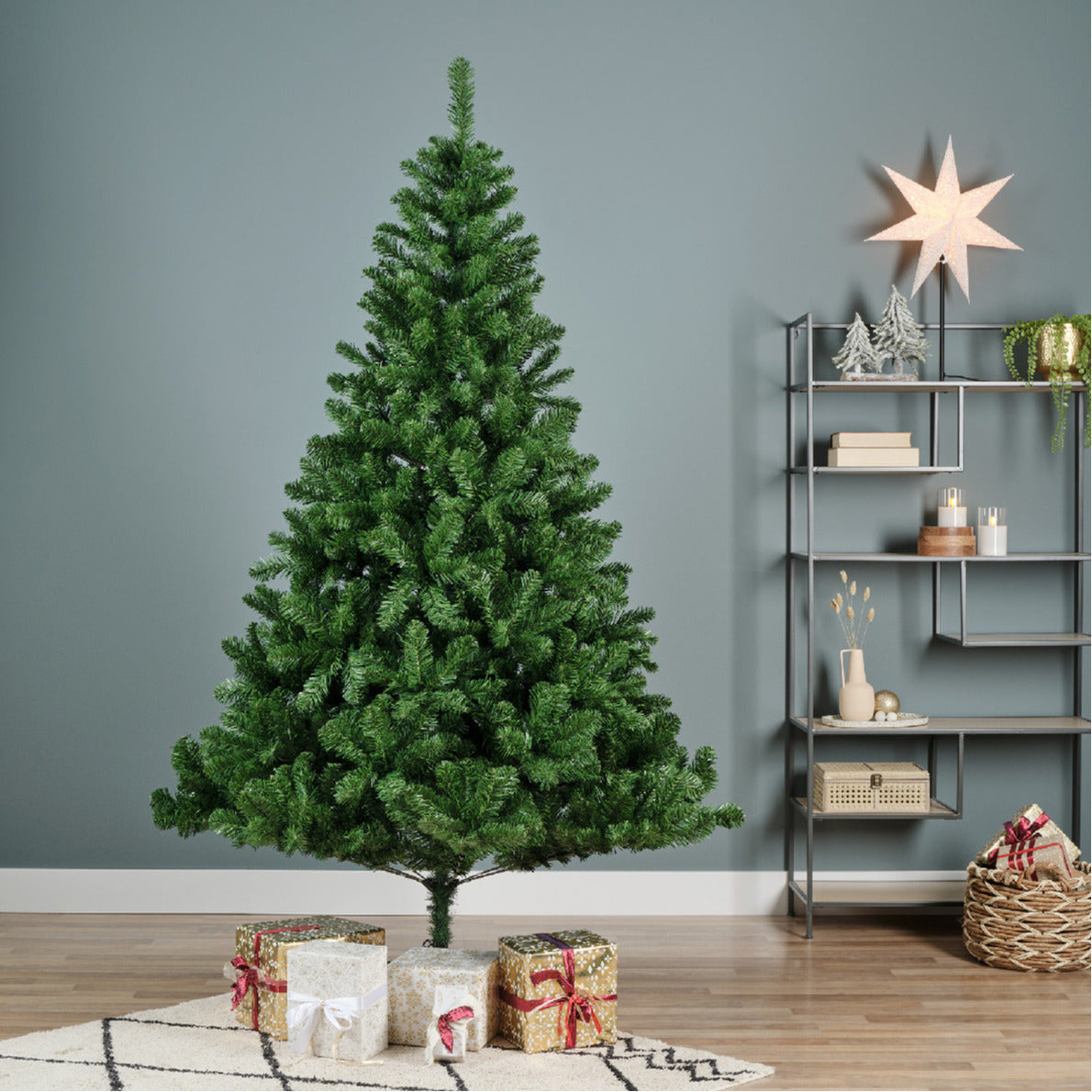 bellatio-decorations-kunst-kerstboom-groen-h180-cm-kunststof-525-takken-kunstboom_10338697-9