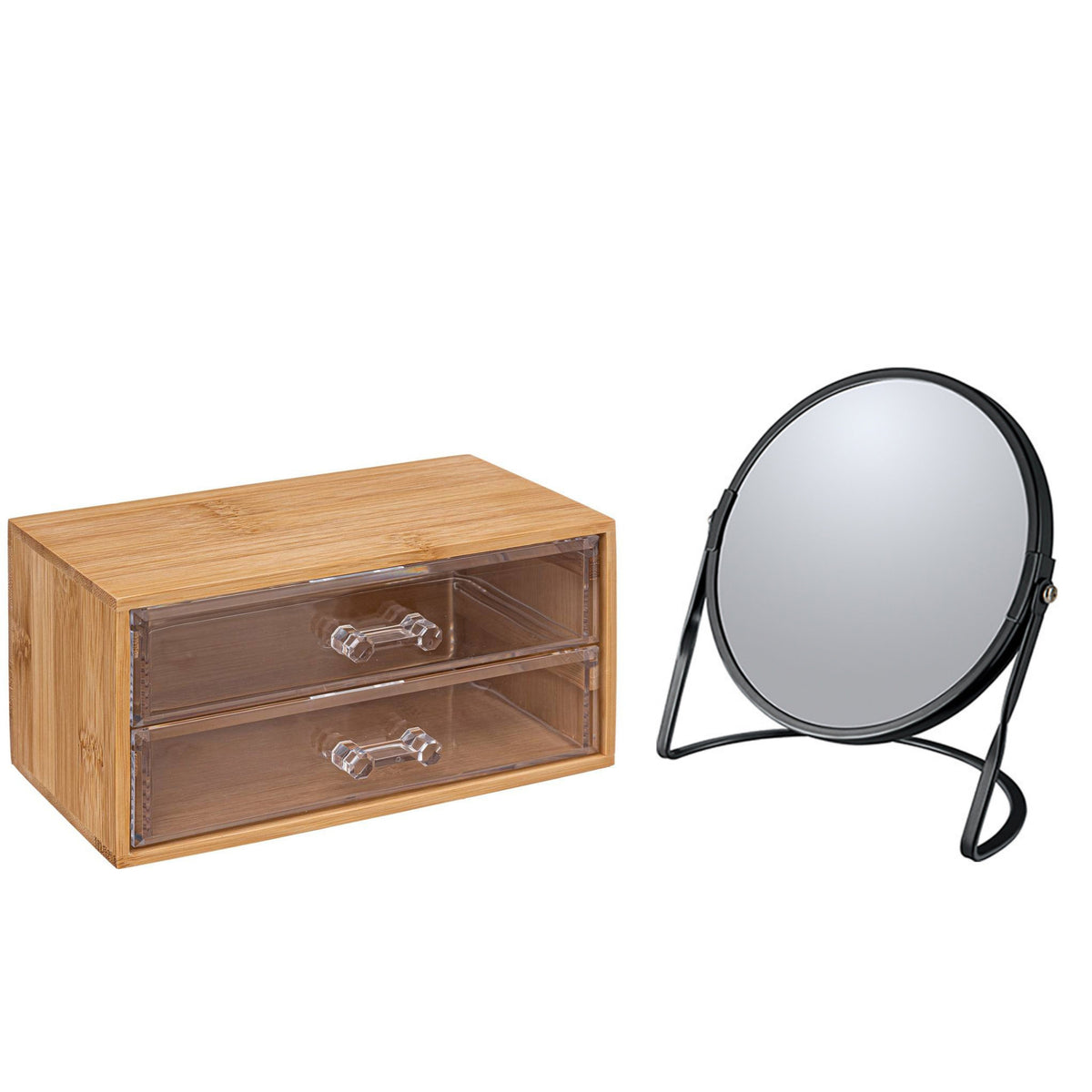 makeup-organizer-en-spiegel-set-2-lades-bamboe-kunststof-5x-zoom-spiegel_10415714-3