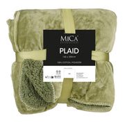 fleece-deken-lichtgroen-200-x-150-cm-polyester-mardy-fleeceplaid_10481725-1
