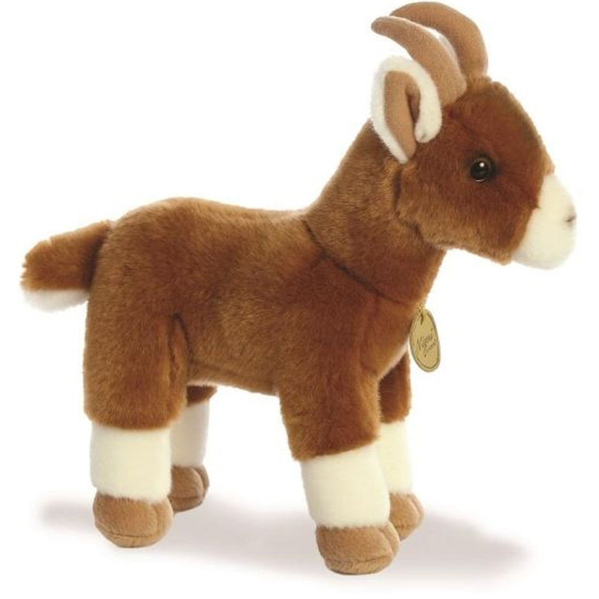 Aurora Eco Nation Plush Goat - cuddly toy - 28 cm - farm animals theme