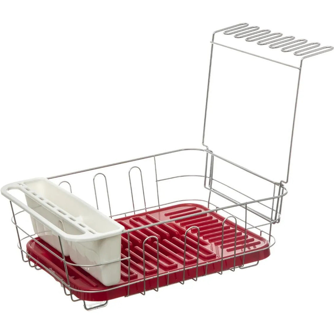 luxe-afdruiprek-afwasrek-rood-met-lekbak-en-extra-wijnglazen-houder-44-x-36-cm-van-metaal_10337729