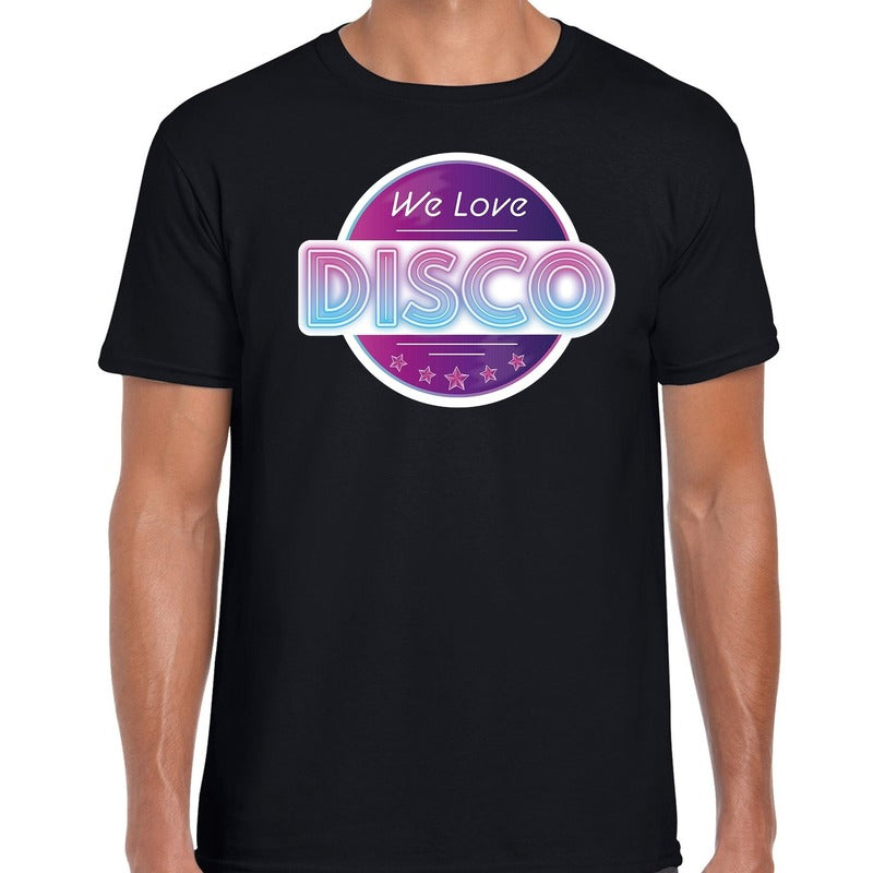 we-love-disco-feest-tshirt-zwart-voor-heren_10180730