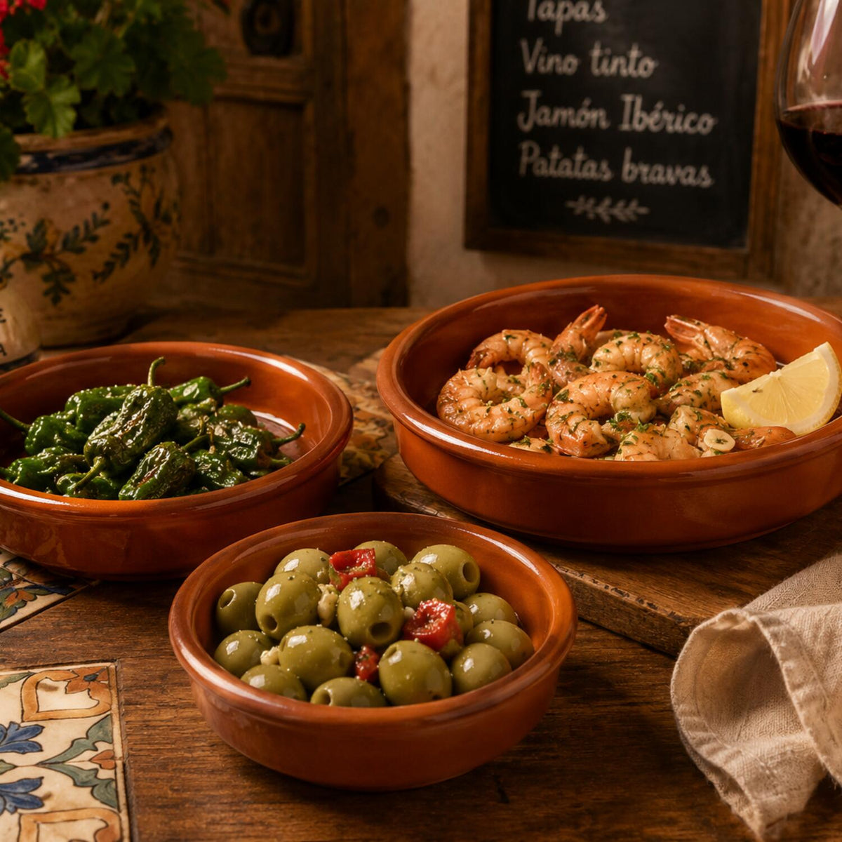 set-tapas-schaaltjes-murcia-8x-12-en-16-cm-terracotta-met-handvaten_10495732-5