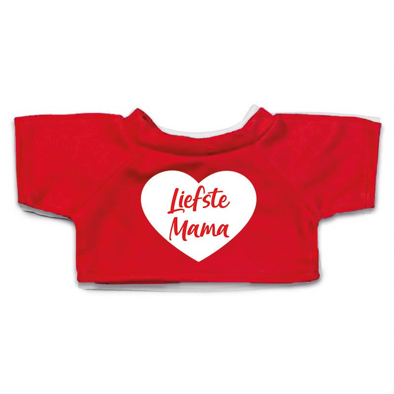 Cuddle clothes Dearest Mommy heart t-shirt red M for Clothies