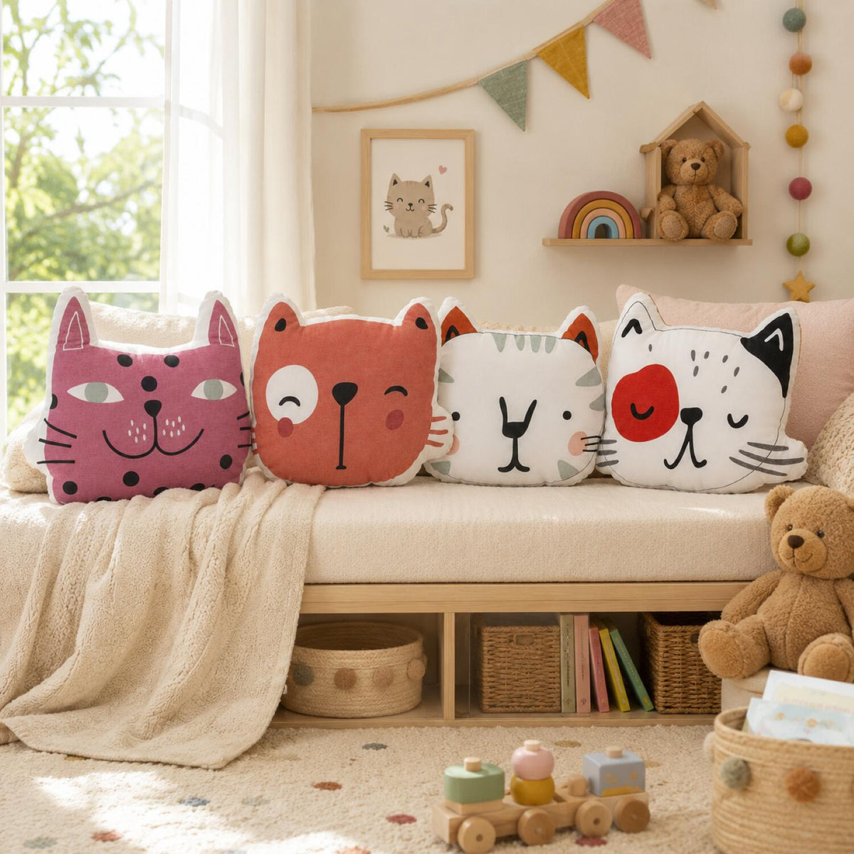 dieren-sierkussen-set-2x-kat--poes-kinderkamer-35-x-40-cm-polyester_10500756-5